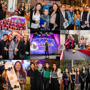Collage of photos from the 2025 Champions for Children Dinner