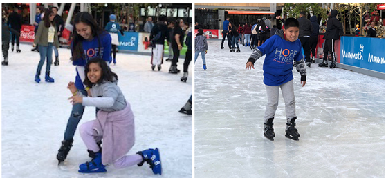 Hope Street kids ice skating